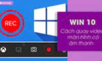How to record Windows 10 screen with sound, without installing software