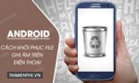 How to recover audio files on an Android phone: Simple and easy steps