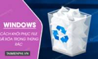 How to recover deleted files from the Recycle Bin