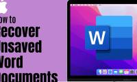 How to Recover Unsaved Word Documents on Mac