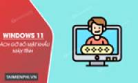 How to remove a Windows 11 computer password