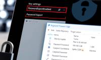 How to turn off exporting saved passwords in Microsoft Edge