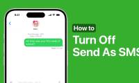 How to turn off sending SMS messages on iPhone