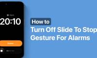How to turn off the slide gesture to stop the iPhone alarm