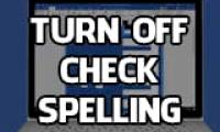 How to turn off spell checking in Word