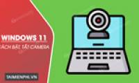 How to turn the camera on and off in Windows 11