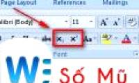How to type caret in Word