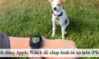 How to use Apple Watch to take photos remotely on iPhone