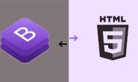 How to use Bootstrap with HTML