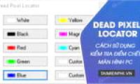 How to use Dead Pixel Locator on a computer