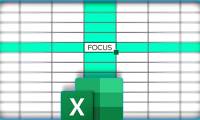 How to use Focus Cell to highlight Excel data