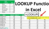 How to use the LOOKUP function in Excel - Data search function