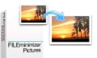 Install and use FILEminimizer Pictures to reduce image file size.