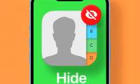 Instructions for 4 ways to hide contacts on iPhone