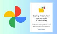 Instructions for automatically backing up folders to Google Photos