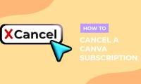 Instructions for canceling Canva package subscription