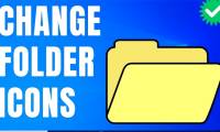 Instructions for changing folder icons on Windows