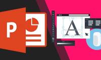 Instructions for changing fonts in PowerPoint slides extremely quickly