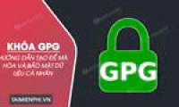 Instructions for creating GPG keys to encrypt and secure personal data