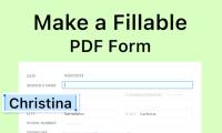 How to create PDF forms with PDFgear for free
