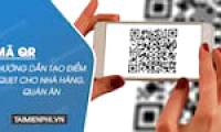 Instructions for creating QR scanning points for restaurants and eateries