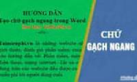 Instructions for creating strikethrough text in Word for beginners