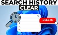 Instructions to delete search history on Search Bar Windows 11