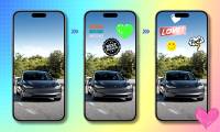 Instructions for inserting stickers into photos on iPhone