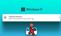 Instructions for installing and removing optional features in Windows 11