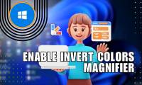 How to invert screen colors using Magnifier Windows 11