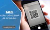 Instructions for quickly scanning QR codes in photos on Zalo