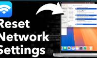 Instructions on how to reset network settings on a Mac