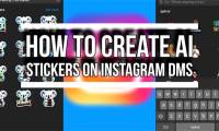 How to send AI stickers in Instagram messages