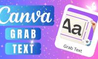 Guide to extracting text from images using Canva AI