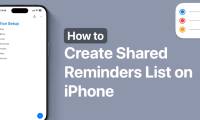 How to share reminder lists on iPhone