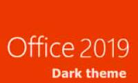Instructions for turning on Dark Mode on Office 2019