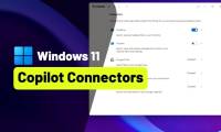 Instructions on connecting Copilot with Gmail and OneDrive on Windows 11