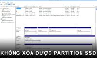 Instructions on how to fix the error of not being able to delete SSD Partition