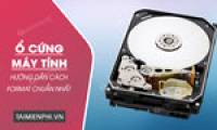 Instructions on how to properly format a computer hard drive.