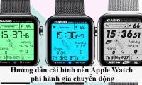 Instructions on how to set the moving astronaut wallpaper on your Apple Watch.