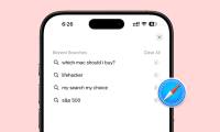 How to turn off recent searches on Safari