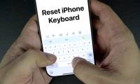 How to reset iPhone keyboard