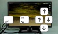 Keyboard shortcuts to rotate your computer screen: horizontal, inverted, 180 degrees, 90 degrees.