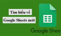 Learn about the new Google Sheets