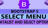 Lesson 32: Selection Menus in Bootstrap 5