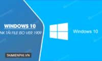 Link to download ISO file Windows 10 ver 1909