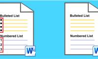 MS Word - Lesson 15: Numbering at the beginning of lines