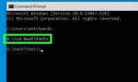 Open folder in Command Prompt (CMD)
