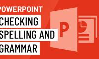 PowerPoint 2016: Check spelling and grammar