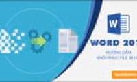 Recover corrupted Word 2016 files